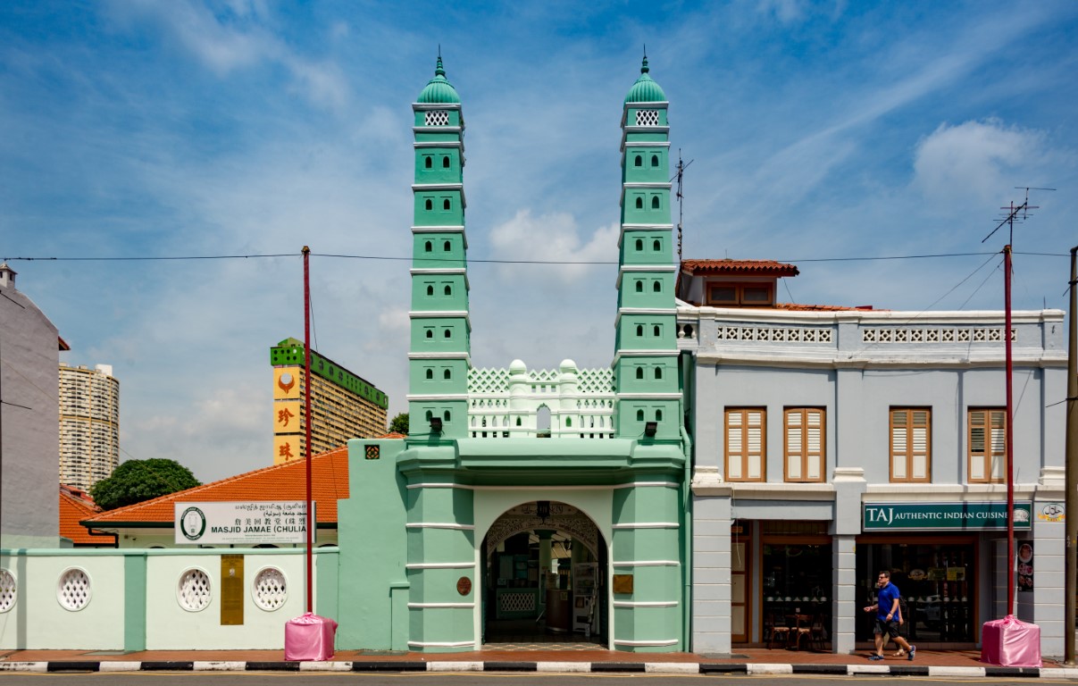 Jamae Mosque (Chulia Mosque) (Medium)