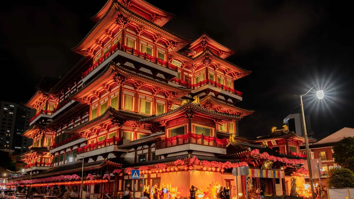 Buddha Tooth Relic Temple & Museum — Buddha Tooth Relic Temple & Museum, Singapore — day