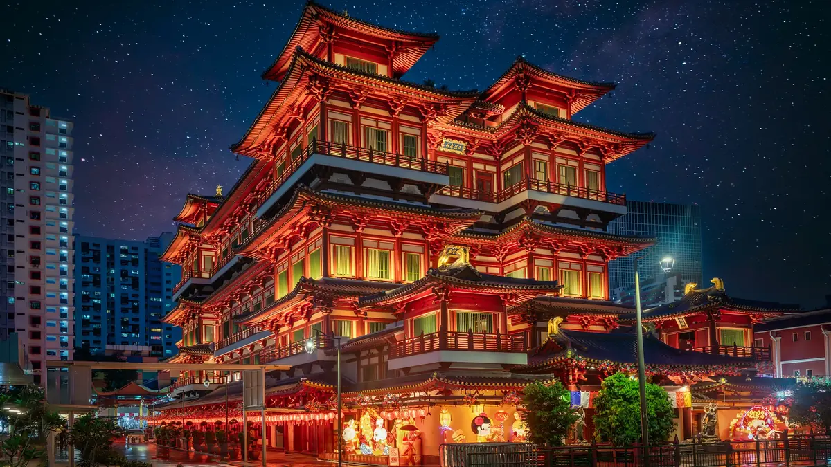 Buddha Tooth Relic Temple & Museum — Buddha Tooth Relic Temple & Museum, Singapore — night