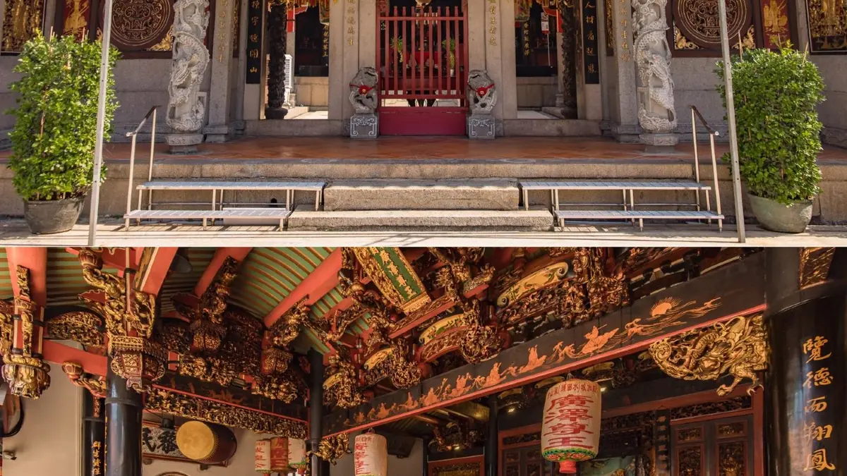Hong San See Temple — Hong San See Temple, Singapore — courtyard