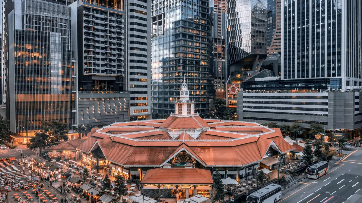 Lau Pa Sat — Lau Pa Sat, Singapore