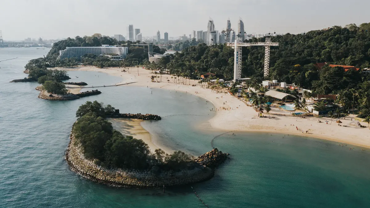 Siloso Beach — Siloso Beach, Singapore