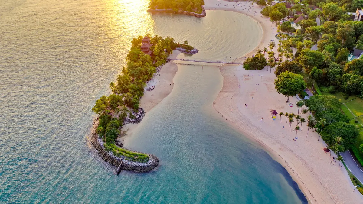 Siloso Beach — Siloso Beach, Singapore