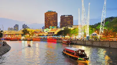 Singapore River (Boat Quay, Clarke Quay, Robertson Quay) — Singapore River (Boat Quay, Clarke Quay, Robertson Quay) — neighbourhood in the Civic District, Singapore