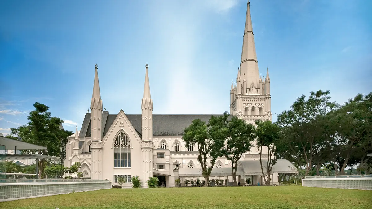 St Andrew's Cathedral — heritage site in the Civic District, Singapore