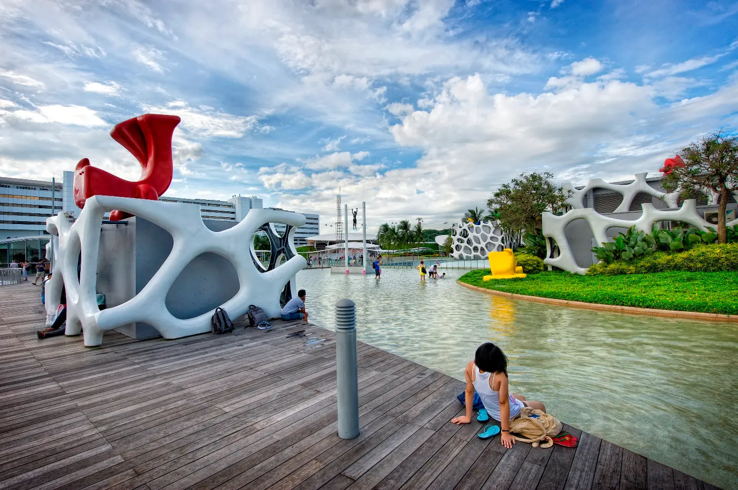 The Sky Park rooftop garden at VivoCity, HarbourFront, Singapore