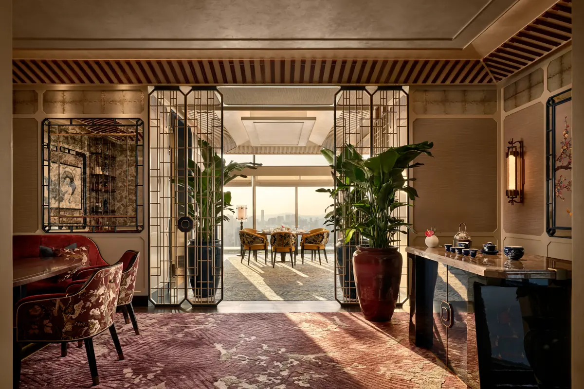 Art lounge tea room at Jin Ting Wan, Marina Bay Sands, Singapore