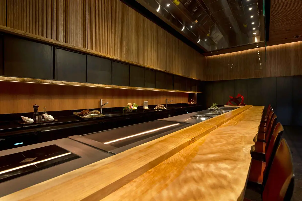 The Chef's Table counter at Waku Ghin, Marina Bay Sands, Singapore