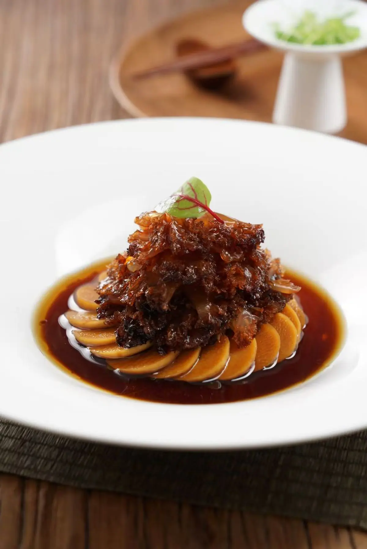 A braised Ningbo dish at Yong Fu, Singapore