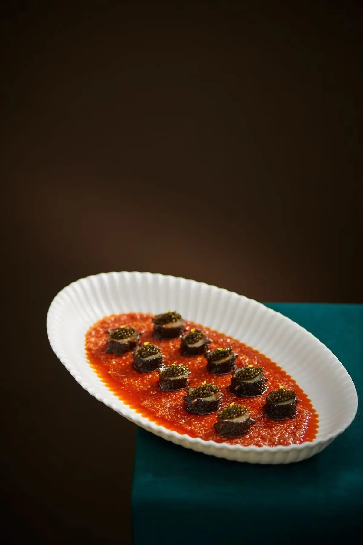Sea cucumber in a Ningbo-style sauce at Yong Fu, Singapore