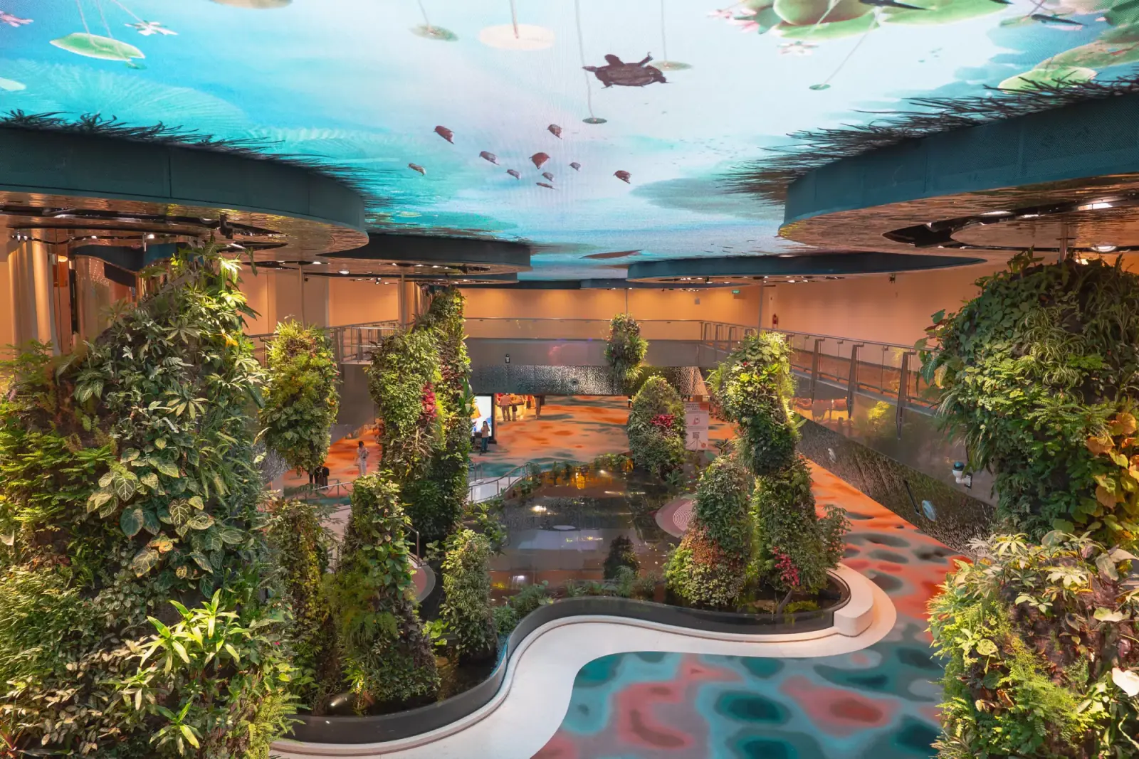 Changi Airport — The Dreamscape light and sound art installation at Terminal 2, Changi Airport