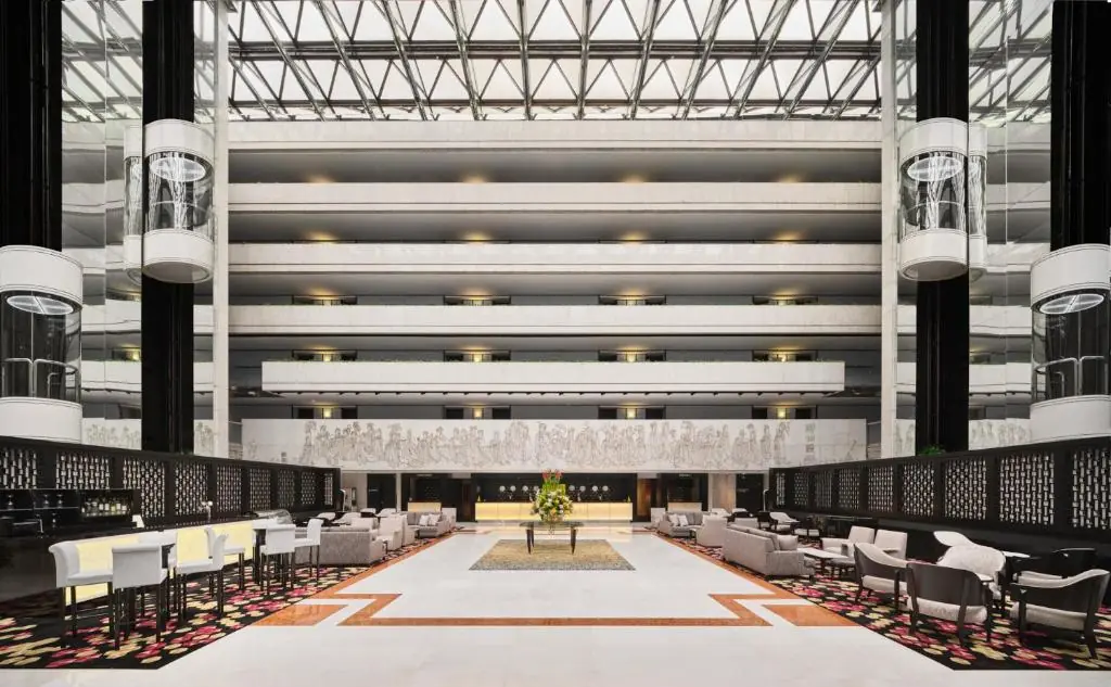 Concorde Hotel Singapore at the Dhoby Ghaut end of Orchard Road, near Fort Canning Park